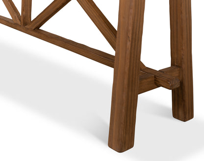 Double X Base Sofa Table