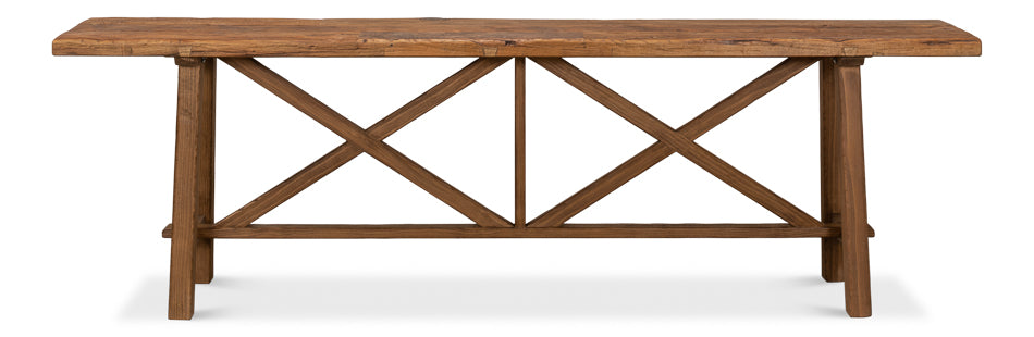 Double X Base Sofa Table