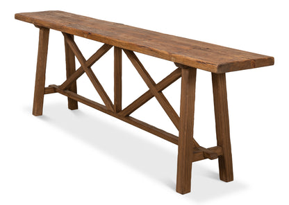 Double X Base Sofa Table