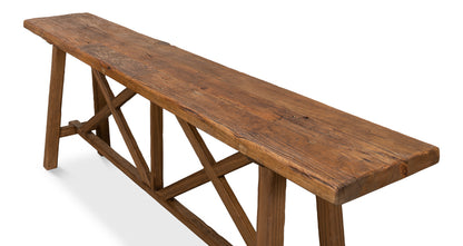 Double X Base Sofa Table