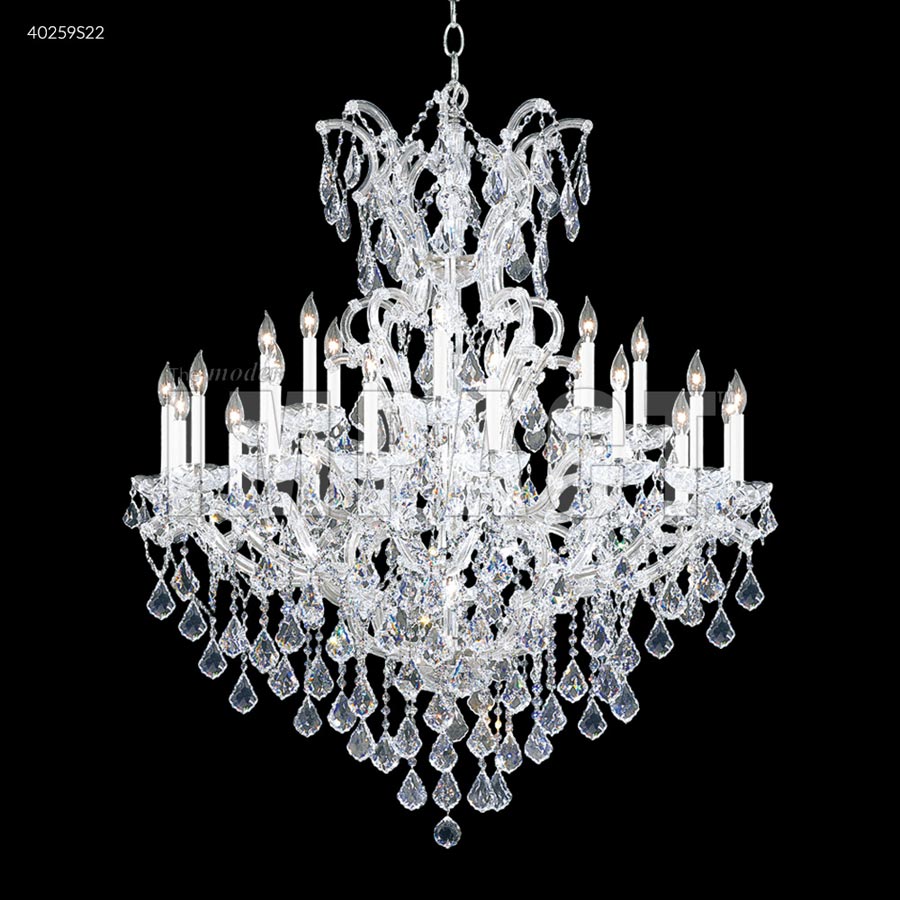 Maria Theresa 24 Arm Entry Chand. - IMPERIAL Crystal (Golden Teak)