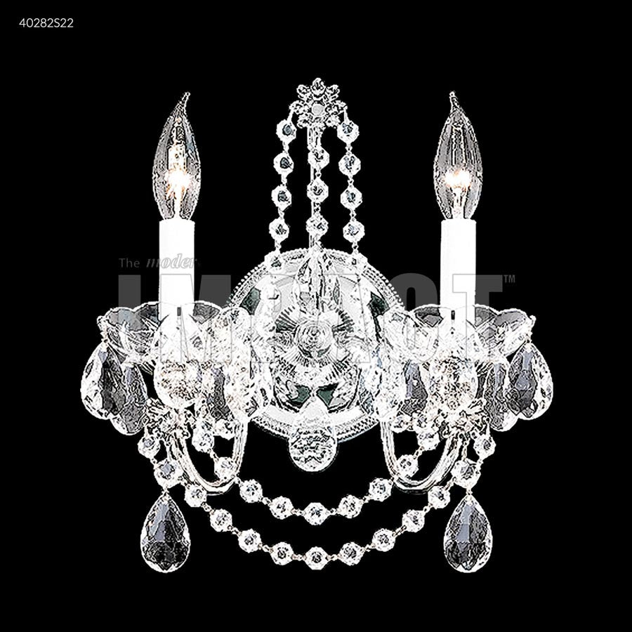 Regalia 2 Arm Wall Sconce - IMPERIAL Crystal (Clear)