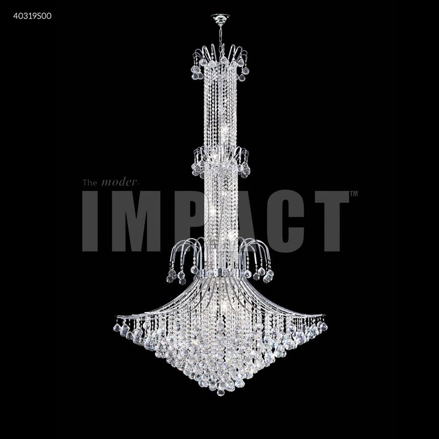 Cascade Entry Chandelier - Swarovski crystals (Clear)