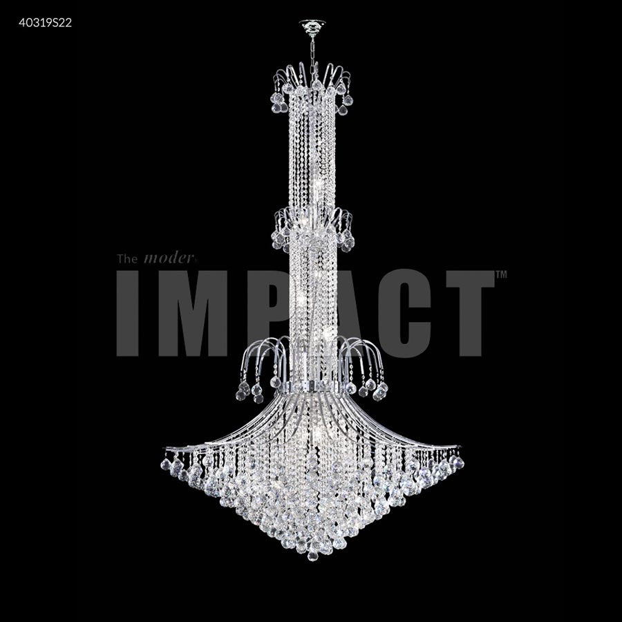 Cascade Entry Chandelier - Swarovski crystals (Clear)