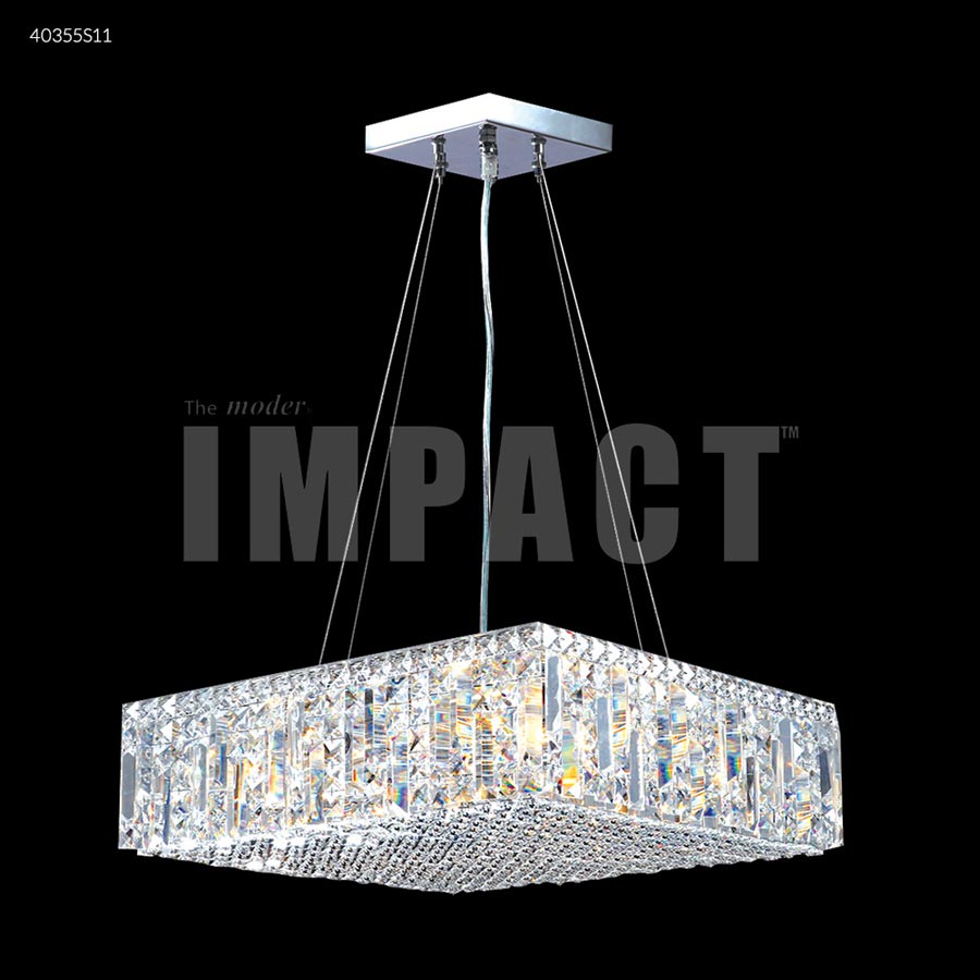 Contemporary Chandelier - SPECTRA CRYSTAL by Swarovski -Clear