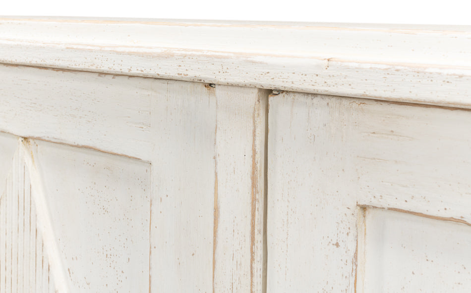Beecher Sideboard W/4 Doors Whitewash