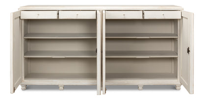 Beecher Sideboard W/4 Doors Whitewash