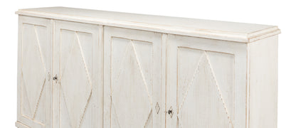 Beecher Sideboard W/4 Doors Whitewash