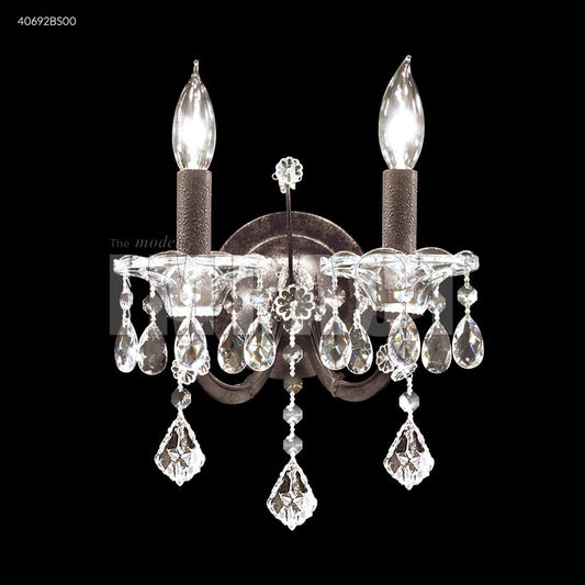 Cosenza 2 Arm Wall Sconce - Swarovski crystals (Clear)