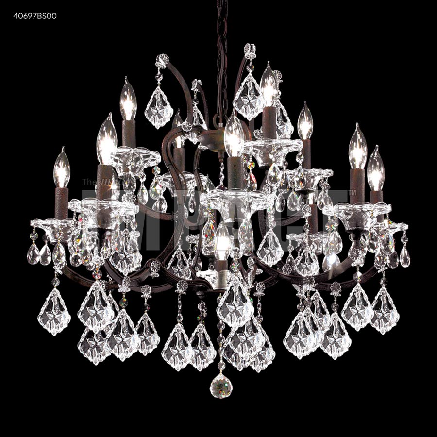 Cosenza 12 Arm Chandelier - Swarovski crystals (Clear)