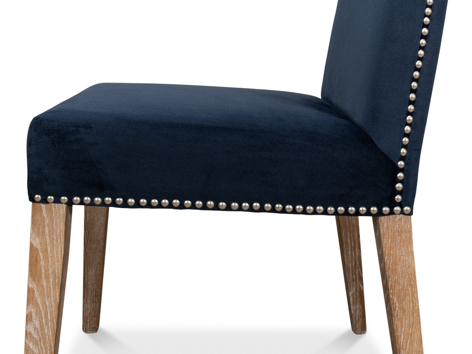 Franklin Side Chair Navy Blue