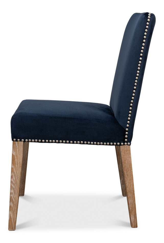 Franklin Side Chair Navy Blue