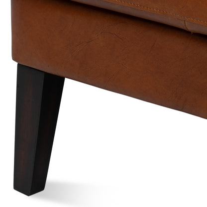 Elite Wing Lounge Chair Vintage Havana