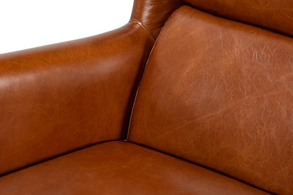 Elite Wing Lounge Chair Vintage Havana