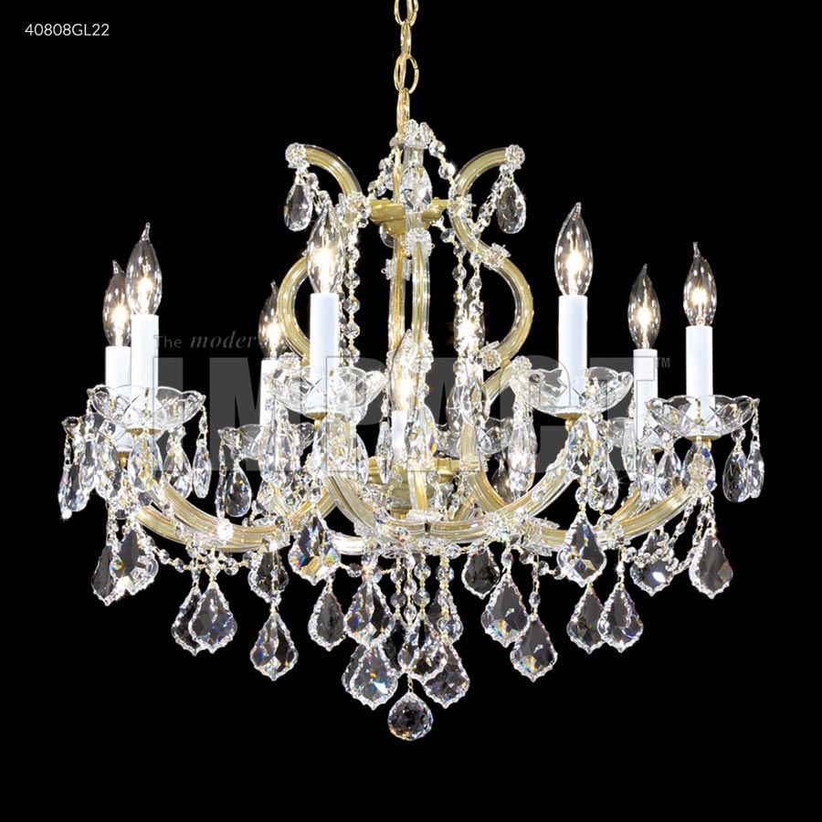 Maria Theresa 8 Arm Chandelier - Swarovski crystals (Clear)