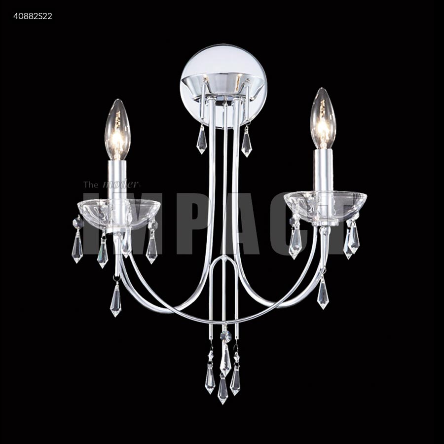 Crystal Rain Chandelier Wall Sconce - IMPERIAL Crystal (Clear)
