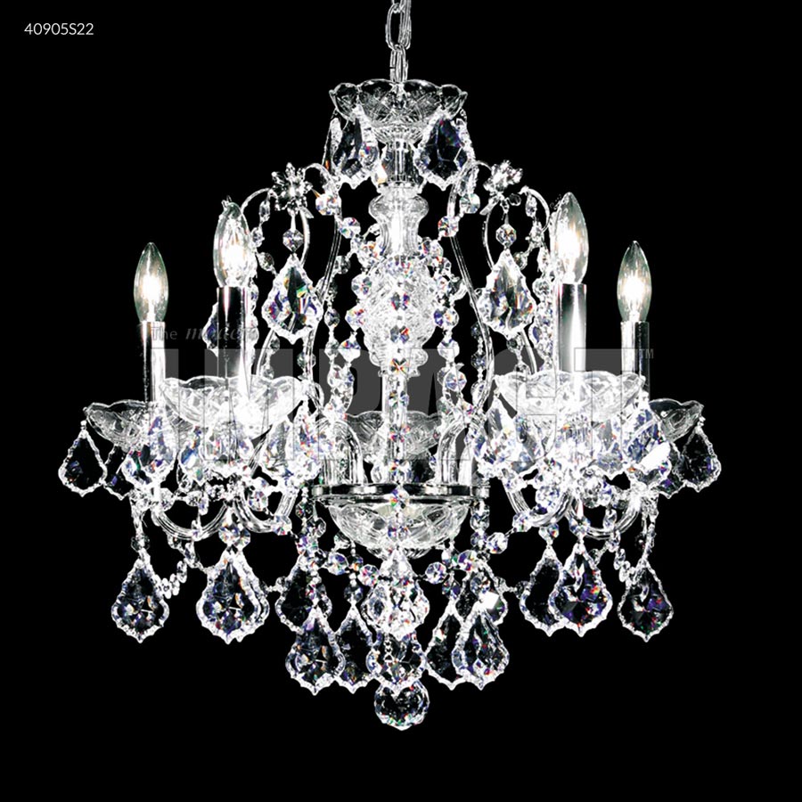 Regalia 5 Arm Chandelier - IMPERIAL Crystal (Clear)