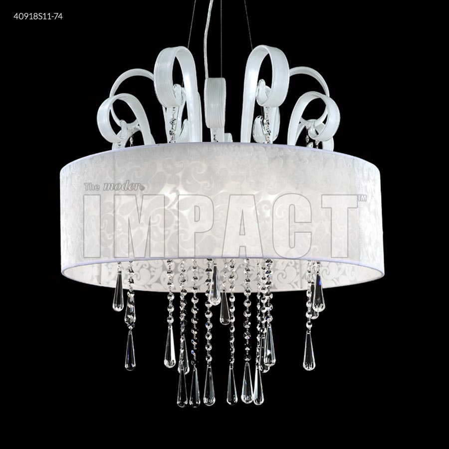 Contemporary Chandelier - SPECTRA CRYSTAL by Swarovski -Clear