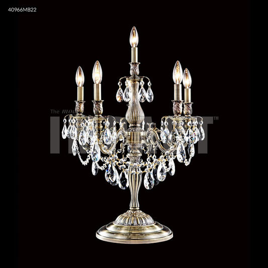 Cast 5 Arm Table Lamp - IMPERIAL Crystal (Clear)