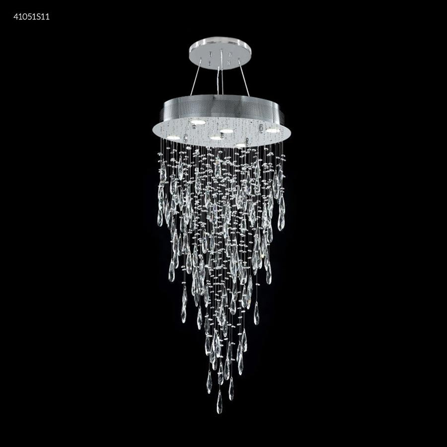 Crystal Rain Chandelier - SPECTRA CRYSTAL by Swarovski -Clear