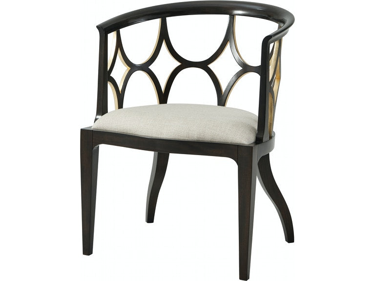 EBONISED CONNAUGHT ACCENT CHAIR