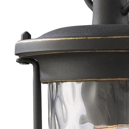Farmstead 1-Light Outdoor WB in Matte Black