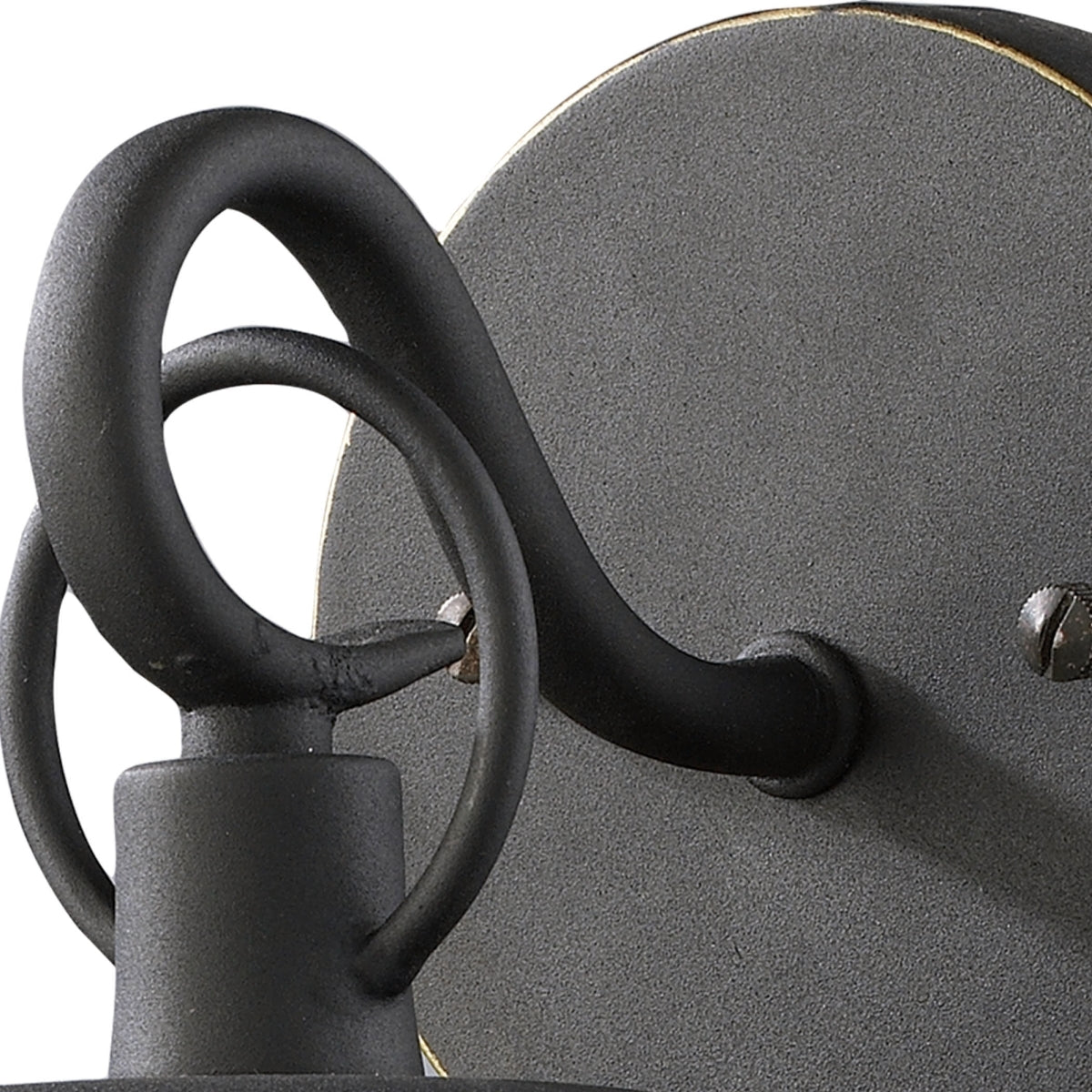 Farmstead 1-Light Outdoor WB in Matte Black