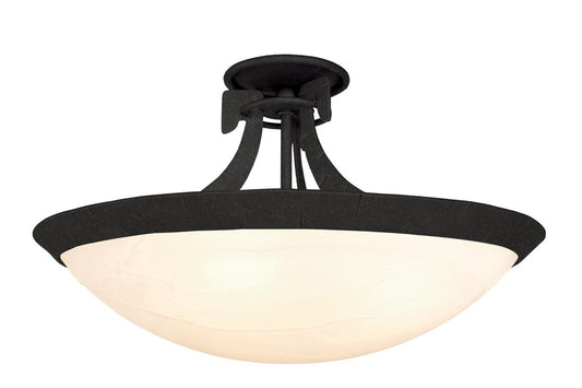 Copenhagen 3 Light Semi Flush Mount