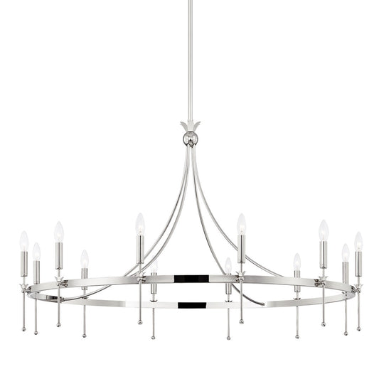 50" GATES 12 CANDELSTICK CHANDELIER