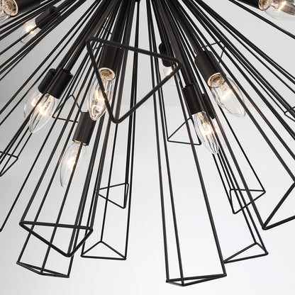 29-LIGHT 40IN CHANDELIER