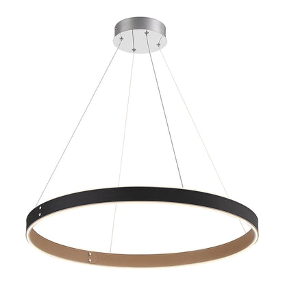29" INTEGRATED VEGAN LEATHER LED PENDANT