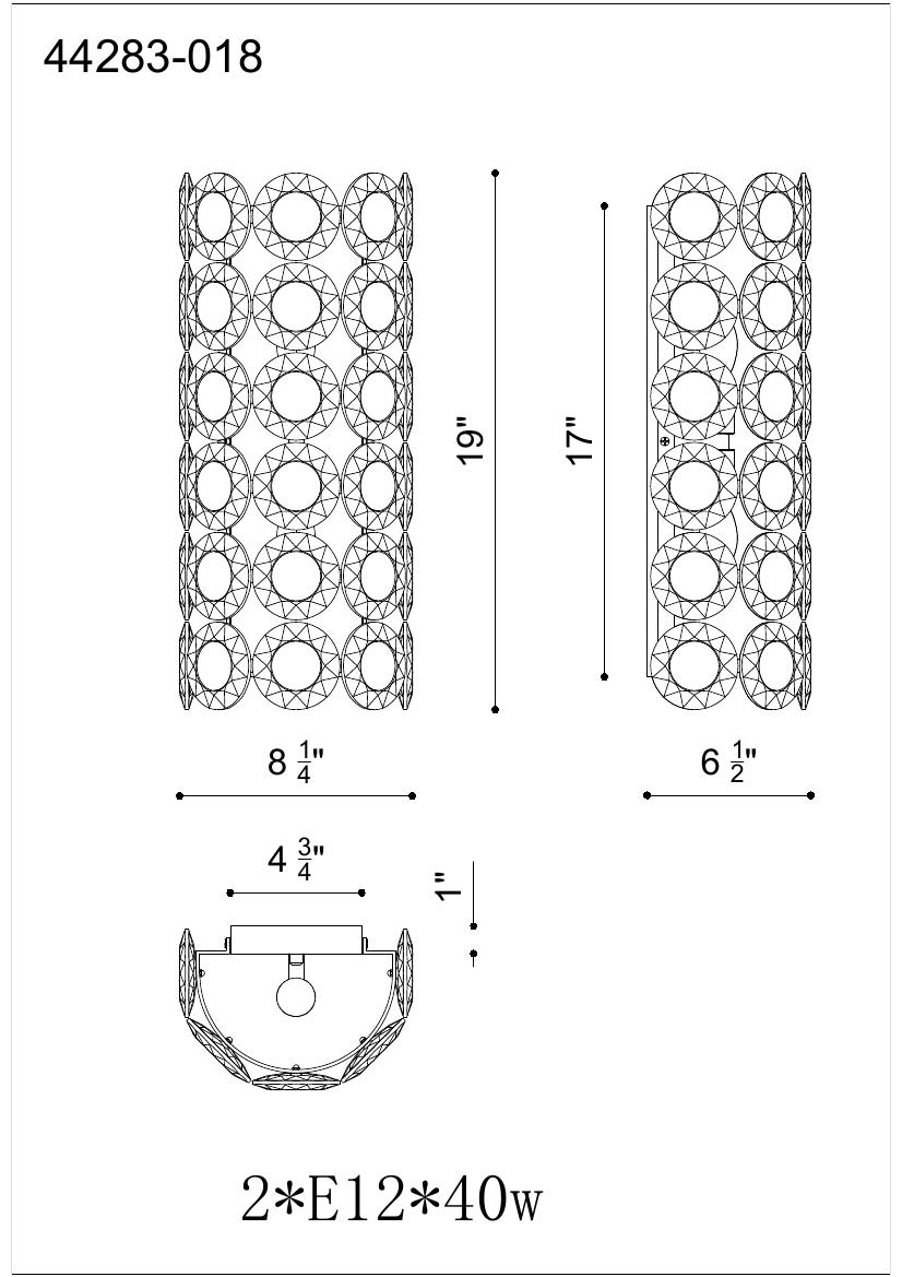 PERRENESHARE  WALL SCONCE