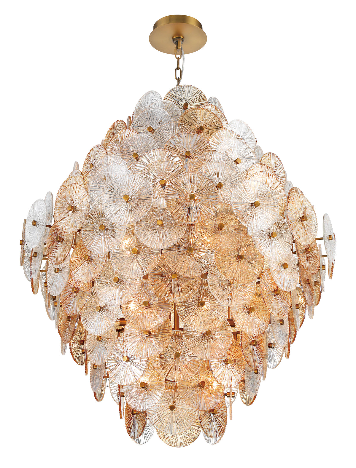 5-TIERS 27-LIGHT 45IN GRAND CHANDELIER