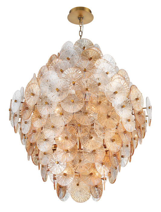 5-TIERS 27-LIGHT 45IN GRAND CHANDELIER
