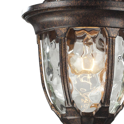 1 light outdoor wall mount in Regal Bronze