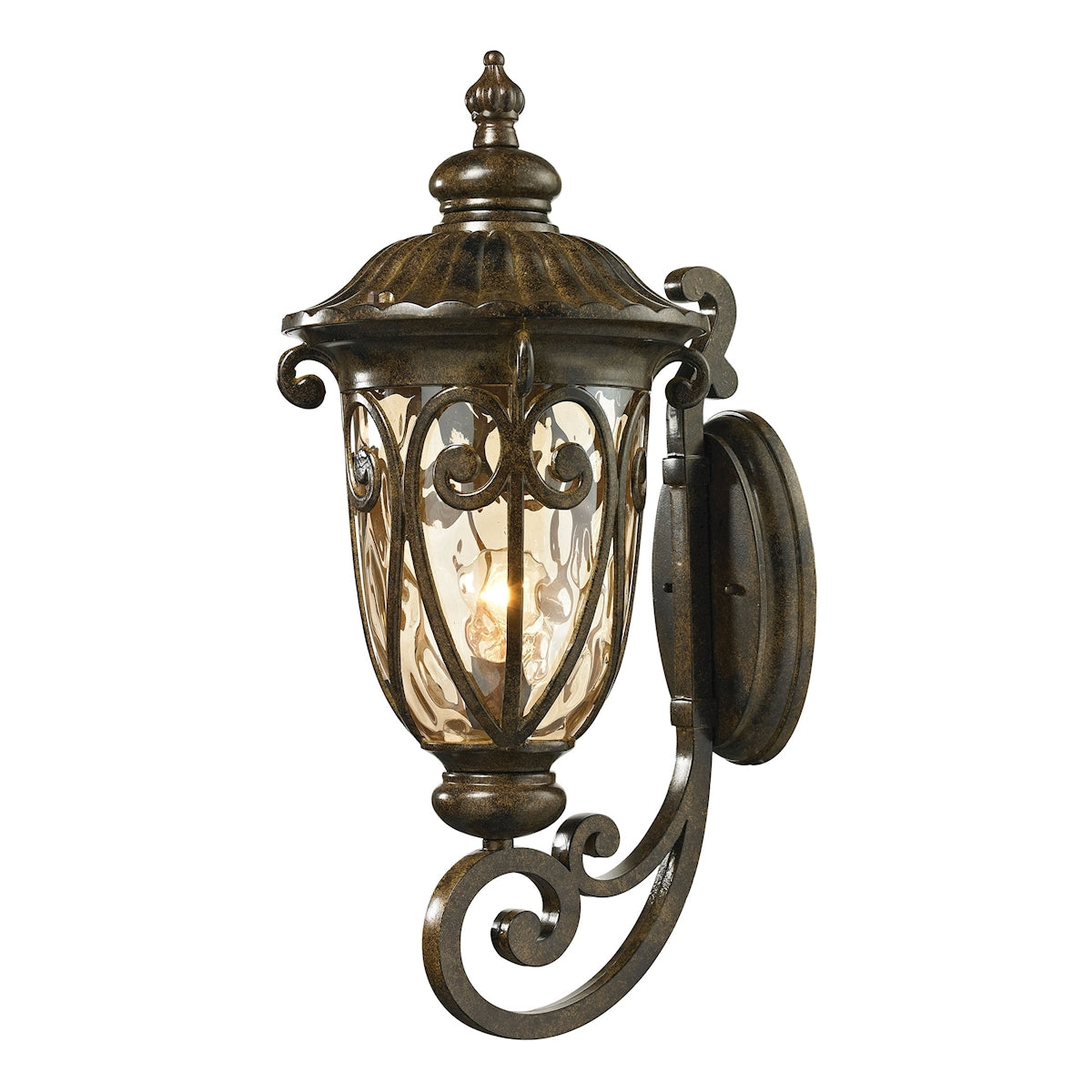 Logansport Collection 1 light outdoor sconce in Hazelnut Bronze