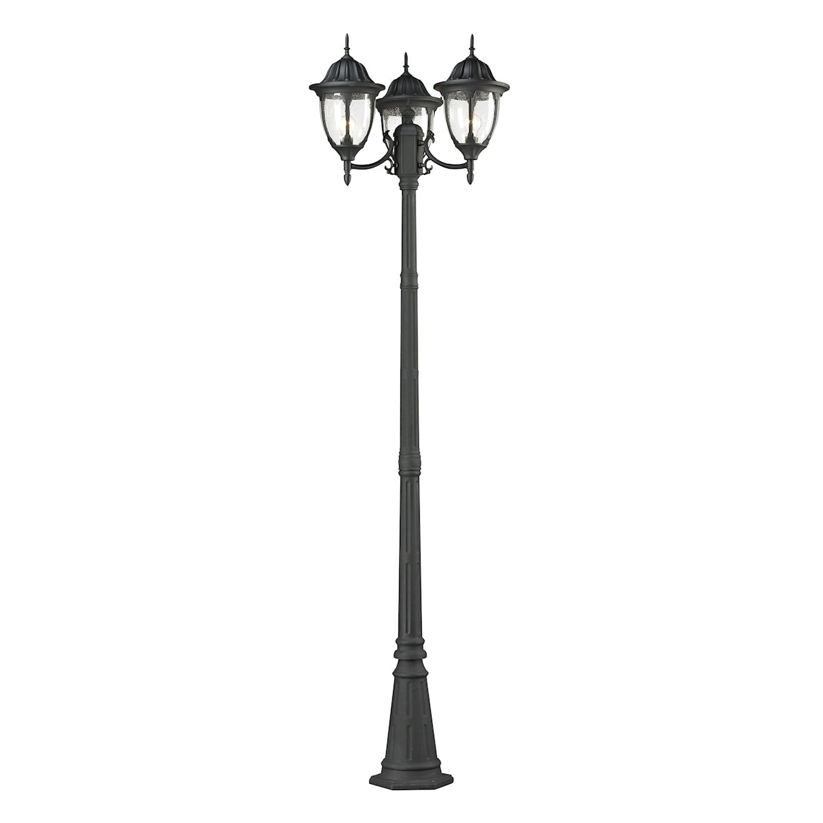 Central Square 91" 3 light outdoor post light in 