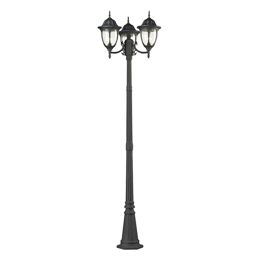Central Square 91" 3 light outdoor post light in 