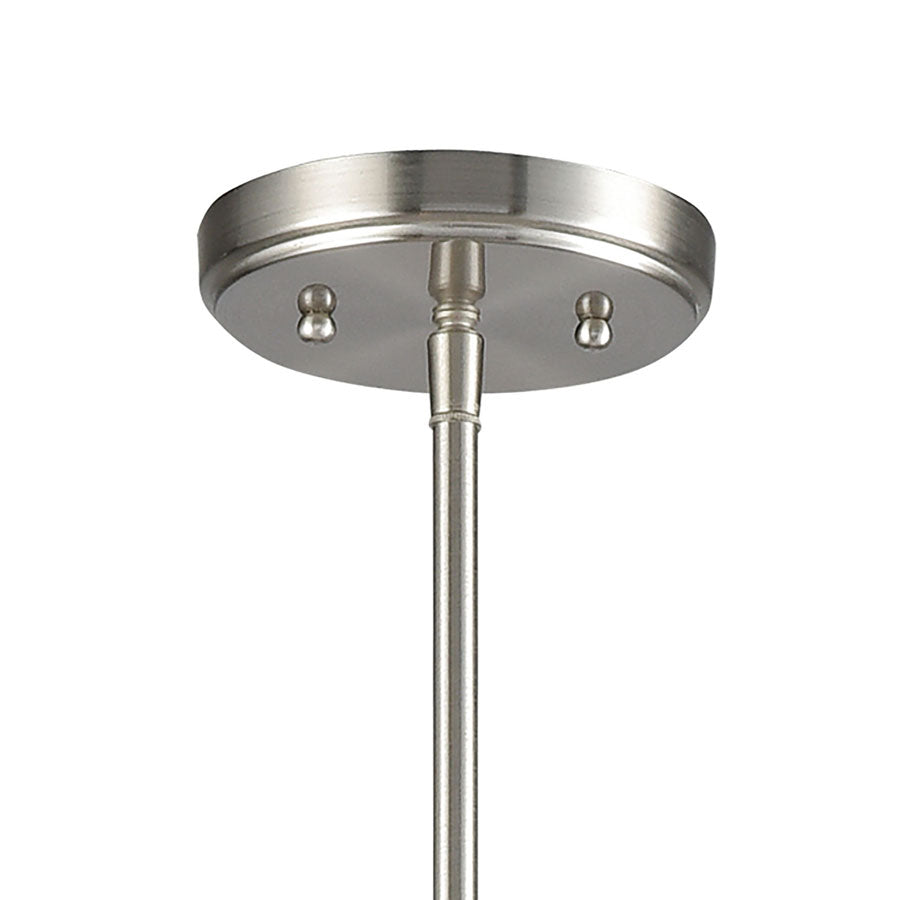 Delphine 10 Chandelier Satin Nickel
