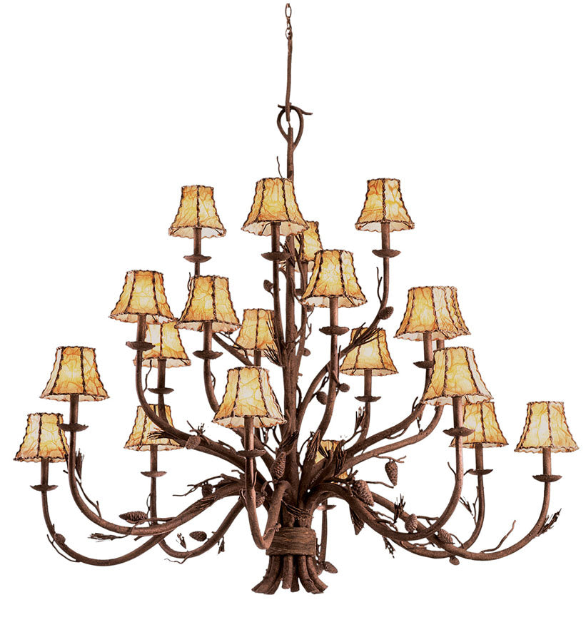Ponderosa 20 Light Chandelier