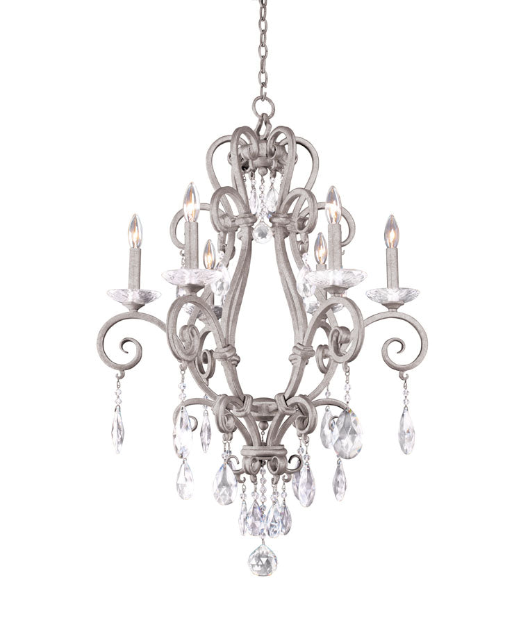 Palladium 6 Light Chandelier