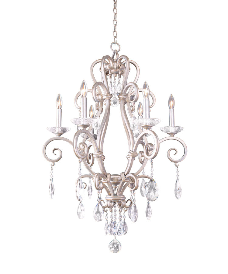 Palladium 6 Light Chandelier