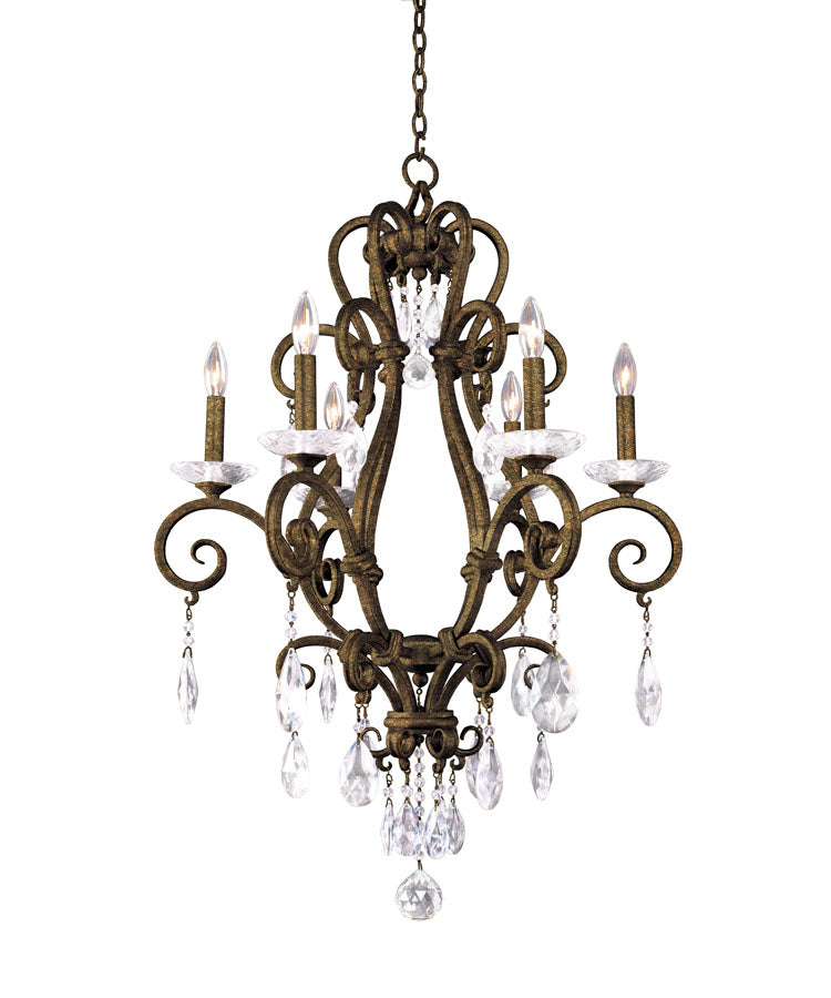 Palladium 6 Light Chandelier