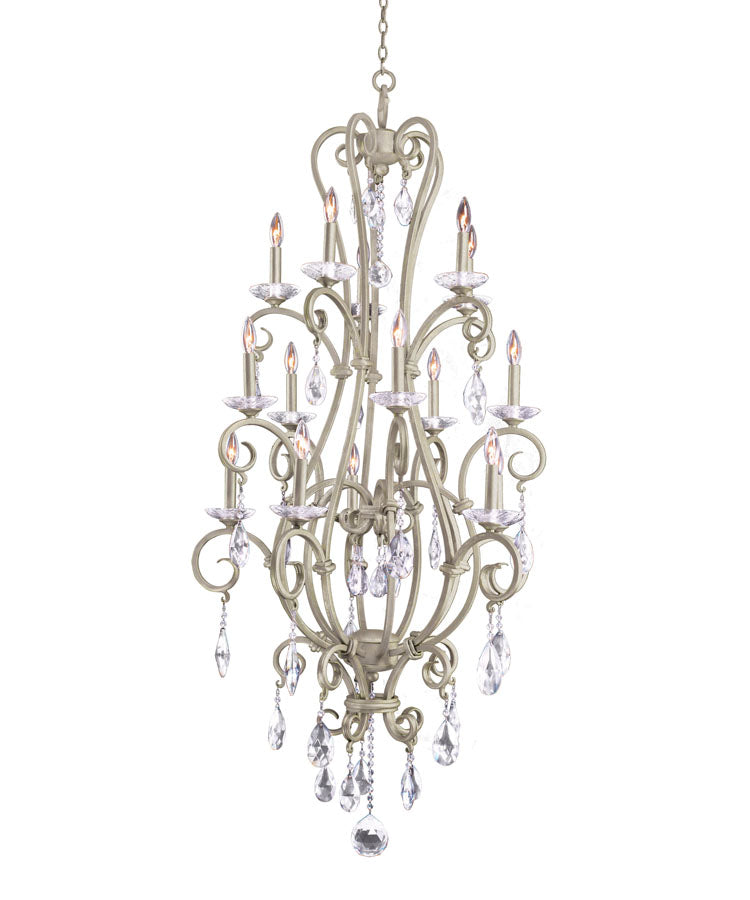 Palladium (5+5+5) Light 3 Tier Chandelier