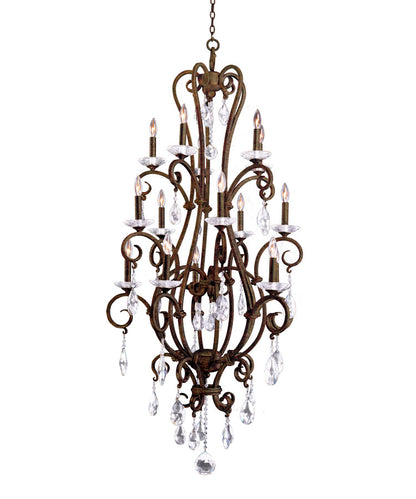 Palladium (5+5+5) Light 3 Tier Chandelier