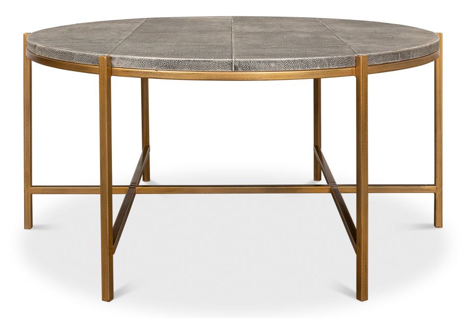 Grey Shagreen Coffee Table
