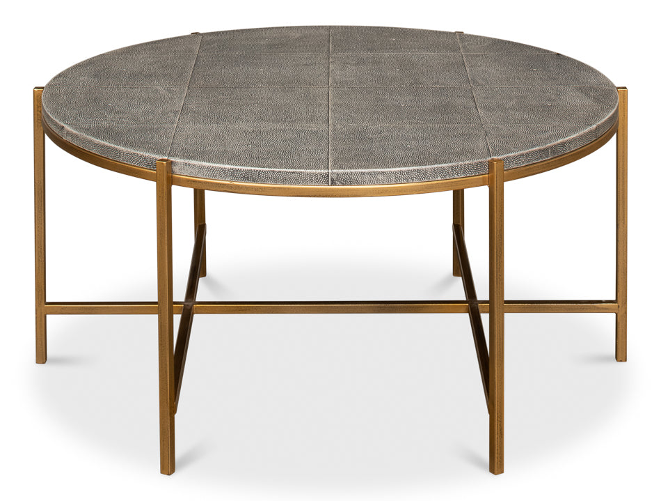 Grey Shagreen Coffee Table