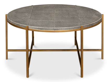 Grey Shagreen Coffee Table