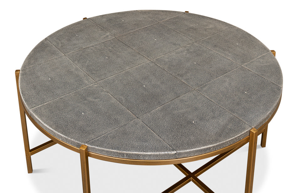 Grey Shagreen Coffee Table
