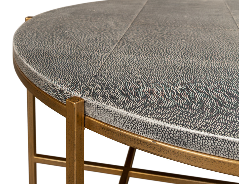 Grey Shagreen Coffee Table
